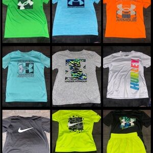 Under Armour Kids' T-Shirts and Shorts Set - Lot of 9